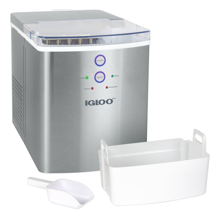 Igloo IGLICEB33SS 33pound Automatic Portable Countertop Ice Maker